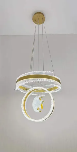 Quality LED Chandelier Pendant Light Gold Body