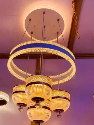 Quality Luxury Chandelier Pendant LED Light White Body