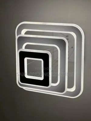Quality Led Chandelier Pendant Light 3ring Square