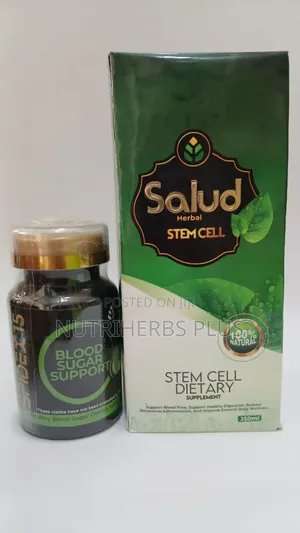 SPIDEX 15 + Salud Stem Cell Supplement for Blood Sugar Level