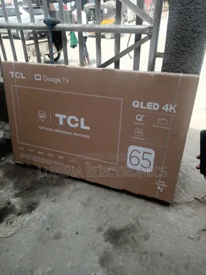 Brand New TCL 65" Qled Google Tv✓Bluethoot✓Flamelles✓