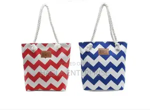 Natural Canvas Tote Beach Bag