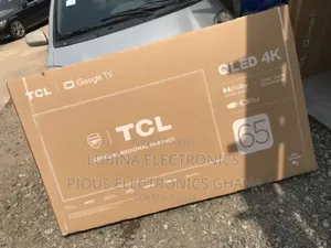 Brand New TCL 65" Qled Google Tv✓Bluethoot✓Flamelless✓