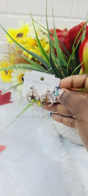 Female Fashion Round Drop Earrings