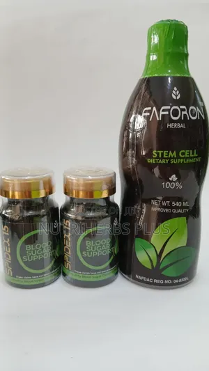 Diabe:Tes and Blood Sugar Combo Spidex15 + Faforon Stem Cell