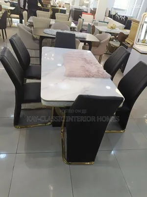 Dining  Table Marble Top,For Six Setters