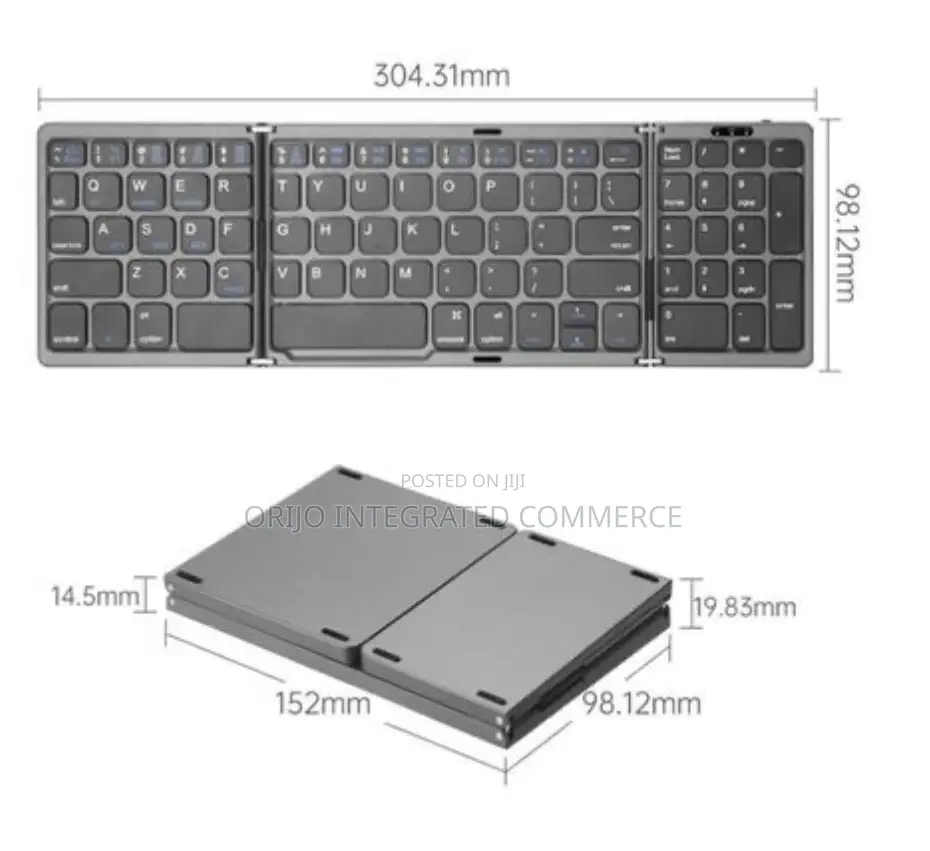 Foldable Bluetooth Keyboard