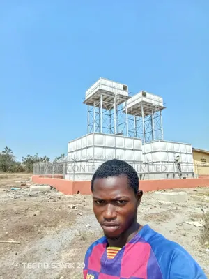 FRP, GRP Fibreglass Sectional Storage Tank Expert in Abuja