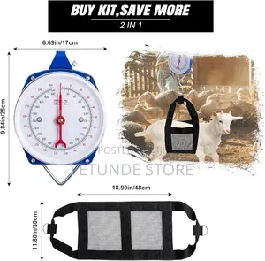 Mechanical Hanging Scales 440lb/200kg, High Accuracy Spring