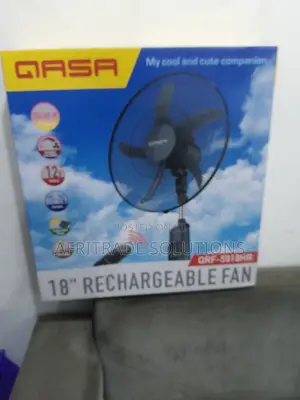 Qasa Fan Rechargable 18inches [Customer Choice]