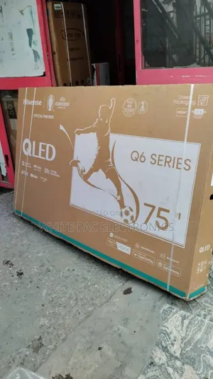 Latest Model>Hisense Qled 75"Inch Smart Flameless Tv(75q6n )