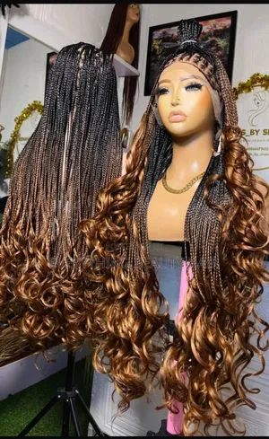 Classy French Curls Braided Wig