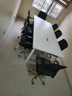 Conference Table With Iron Legs