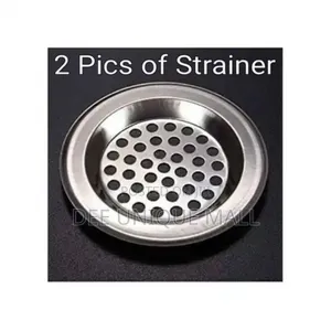 Kitchen/ Bathroom Aluminium Sink Strainer Filter 2PCS