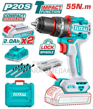Total Cordless Compact Impact Drill 20v 13mm