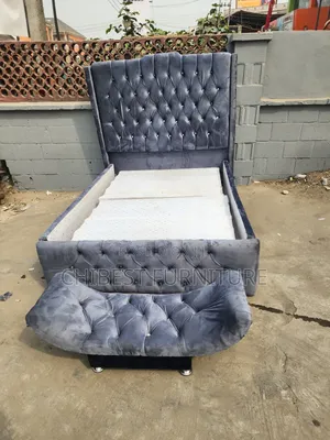Padded 4.5by6 Bed Frame.