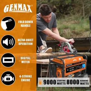 (GM10000EW) GENMAX 9kva/8kw E-Start 100% Copper Generator