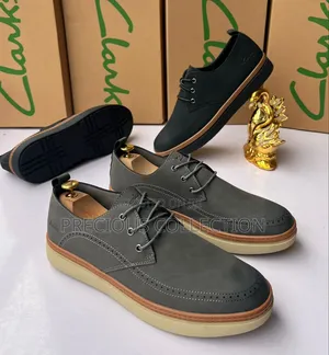 Clarks Lace Up Leather Shoe