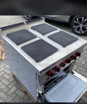 Industrial 4burner Electric Cooker&Oven Selling In Nigeria