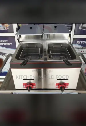 Commercial 10x2 Double Gas Deep Fryer