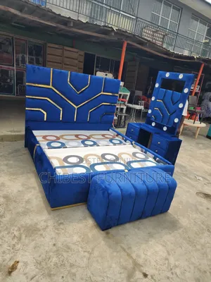 Luxury 6by6 Upholstery Bed Stand