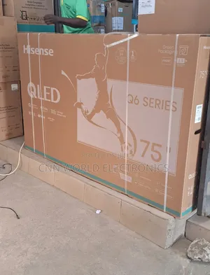 Original Hisense 75"Inch Qled Smart Tv Flameless Netflix