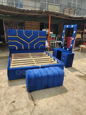 Blue Coloured 6by6 Bed Stand