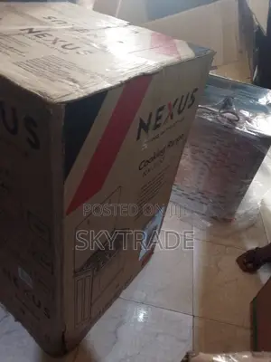Nexus Standing 4 Burner Gas Cooker (Black) + Oven