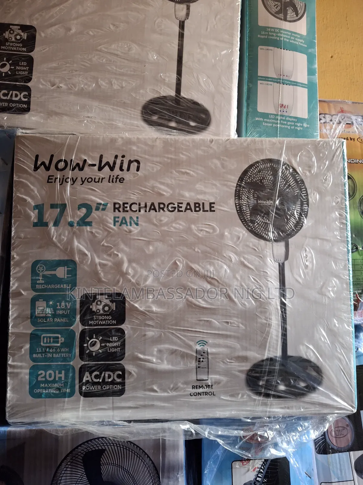 Wow--Win 17.2 Rechargeable Fan