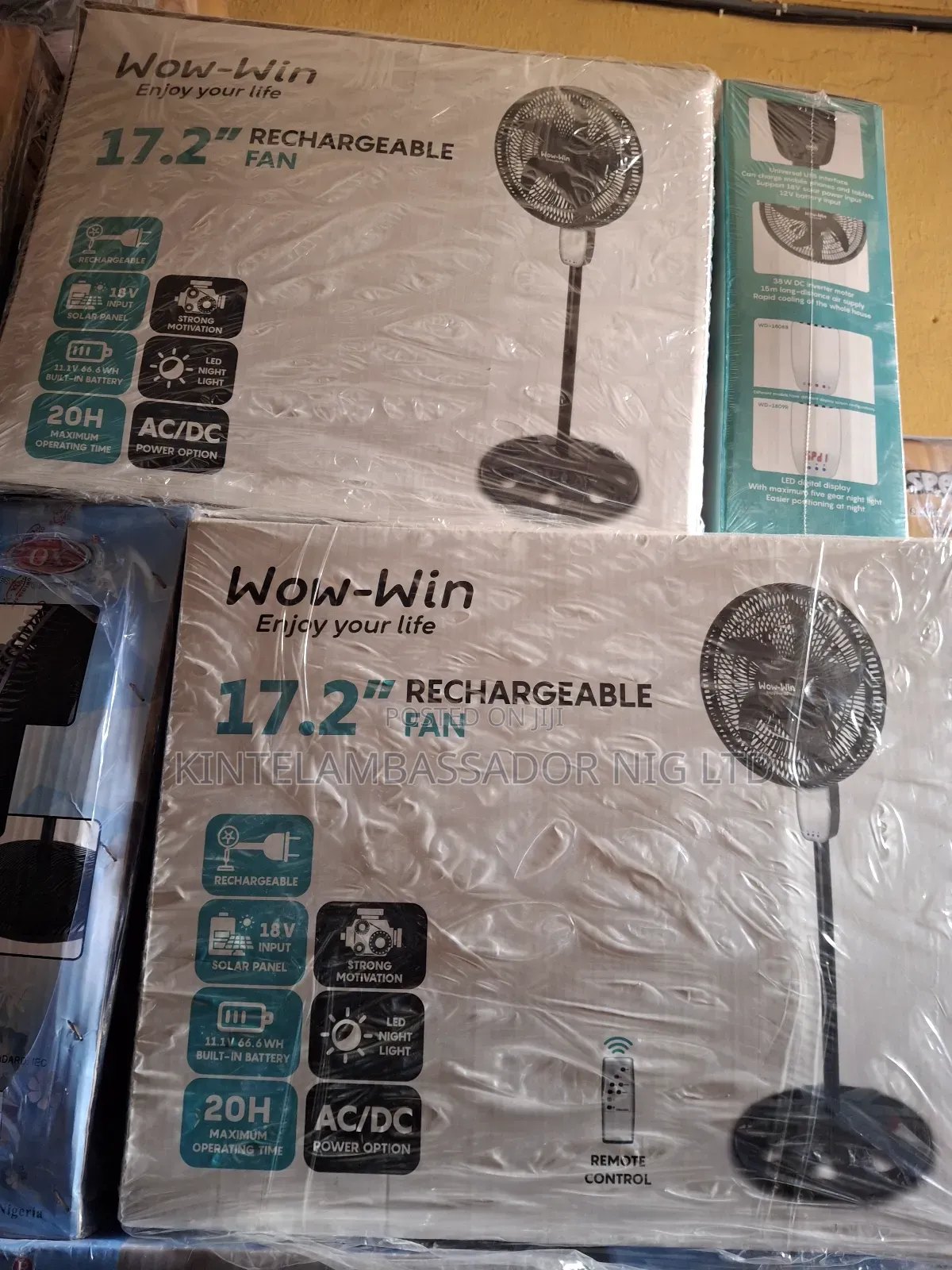 Wow--Win 17.2 Rechargeable Fan