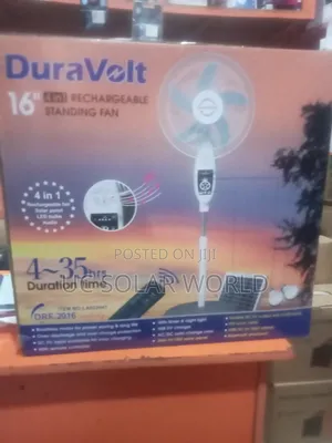 Dura Volt 16" 4in1 Rechargeable Standing Fan