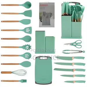 Generic Cooking Utensil Set, Kitchen Set Utensils 19 Pieces,