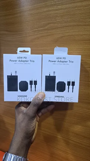 65w Pd
Power Adapter Trio
USB-C X 2 Ports, USB-A Port