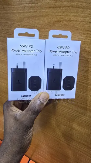 65w Pd
Power Adapter Trio
USB-C X 2 Ports, USB-A Port