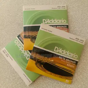 3 Packs Acoustic Strings Daddario Medium Light Ez920