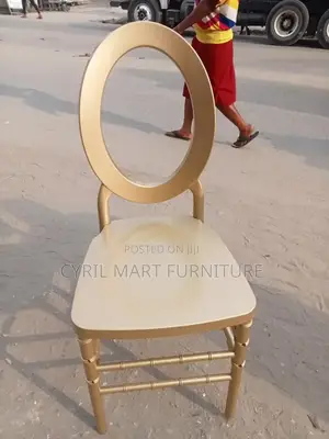 Gold O Back Event Chair