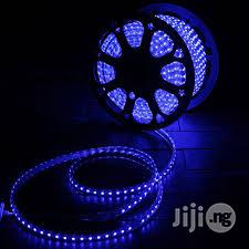 50 Meters Blue Waterproof LED Strip, Tape Light, Flat Rope