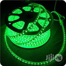 50 Meters Green Waterproof LED Strip, Tape Light, Flat Rope