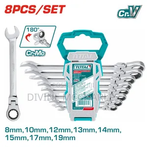 8pcs Total Ratchet Spanner THT102RK586