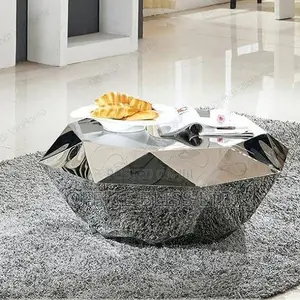 All Stainless Steel Luxury Coffee Table