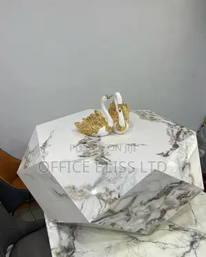 Luxury Stone Plate Geometric Coffee Table