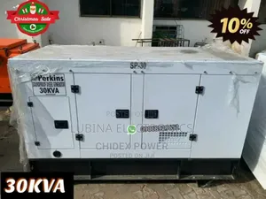Brand New Perkins 30kva Soundproof DIESEL Lister Generator
