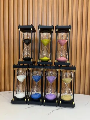 Vintage Metal Hourglass Timer