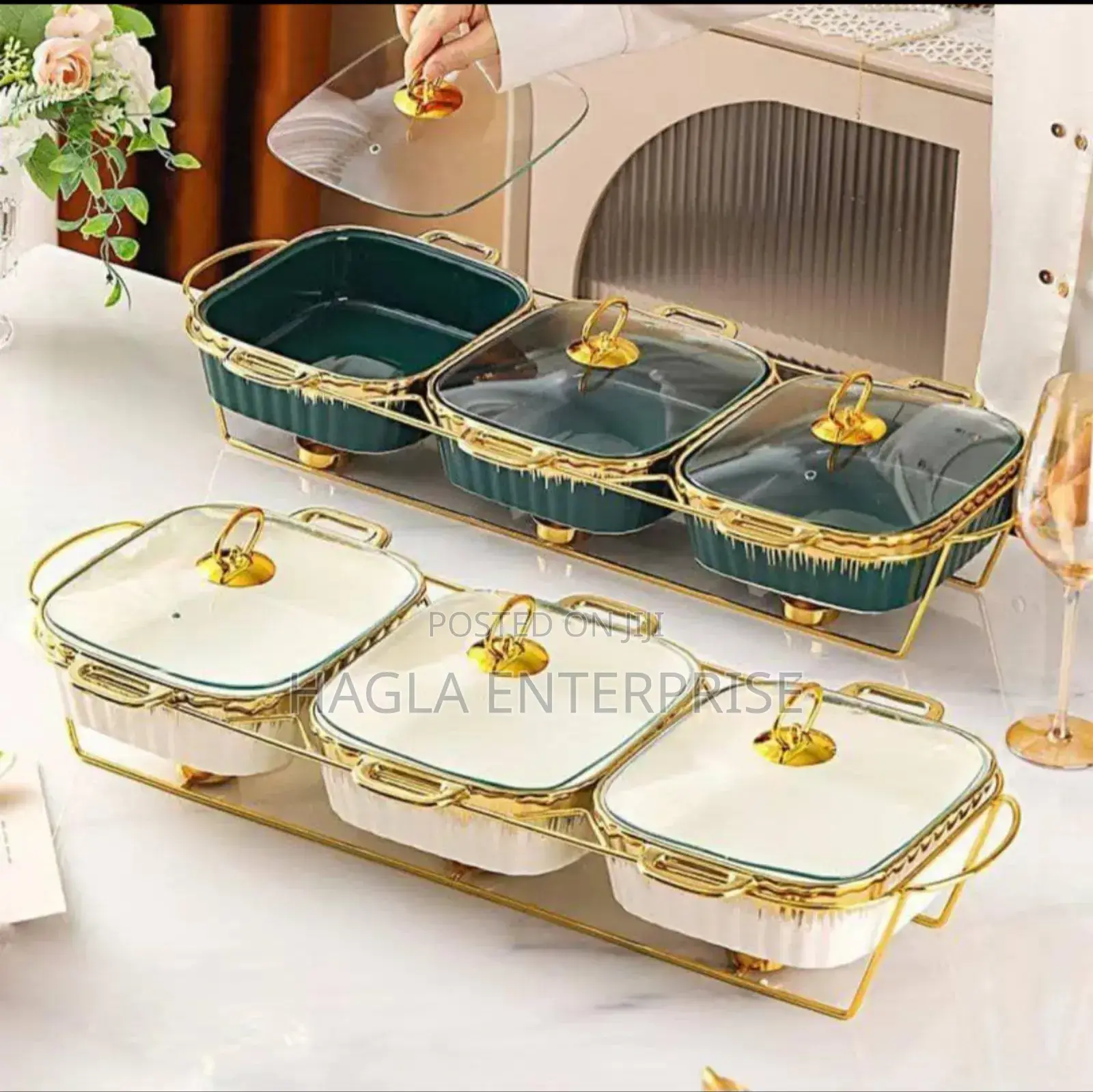 Ceramic Chafing Dish