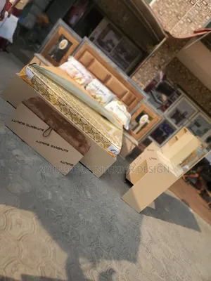 Wooden Bed With Light