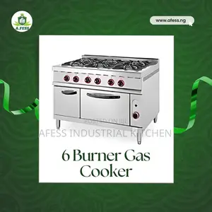 6 Burner Industrial Gas Cooker