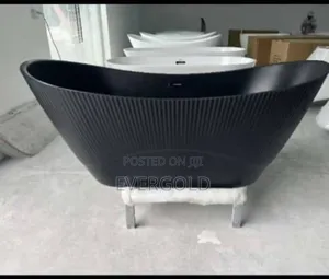 Luxury Bathtub Pure Black Line Design Available