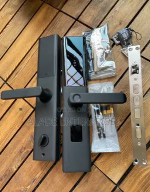 High Quality Silk Black Smart Lock for Wood and Metal Doors