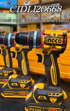 Impact Compact Brushless Impact Cordless 20V 66nm Ingco 13mm