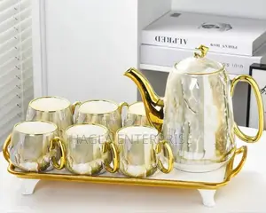 7pcs Tea Set Combination of Cups and Jug